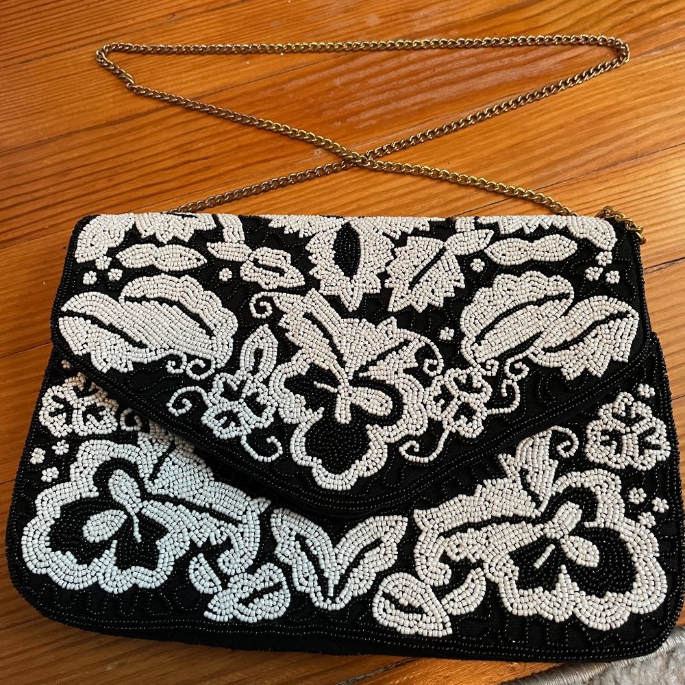 Francesca Beaded Clutch - Never Used